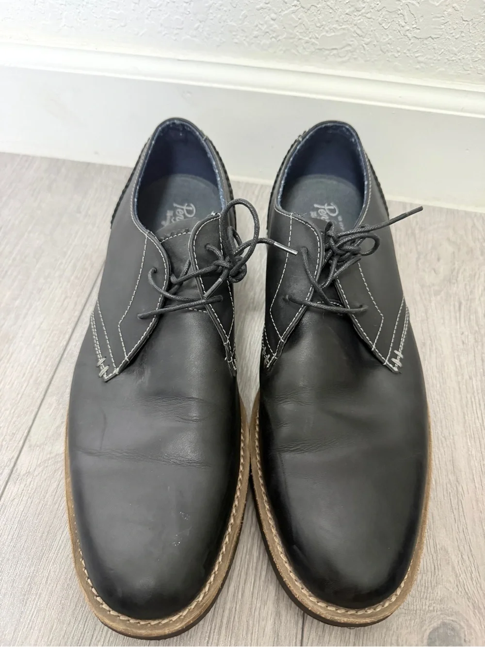 Original Penguin by Munsingwear dress Shoes Willie OP Dress Derby Oxford Black